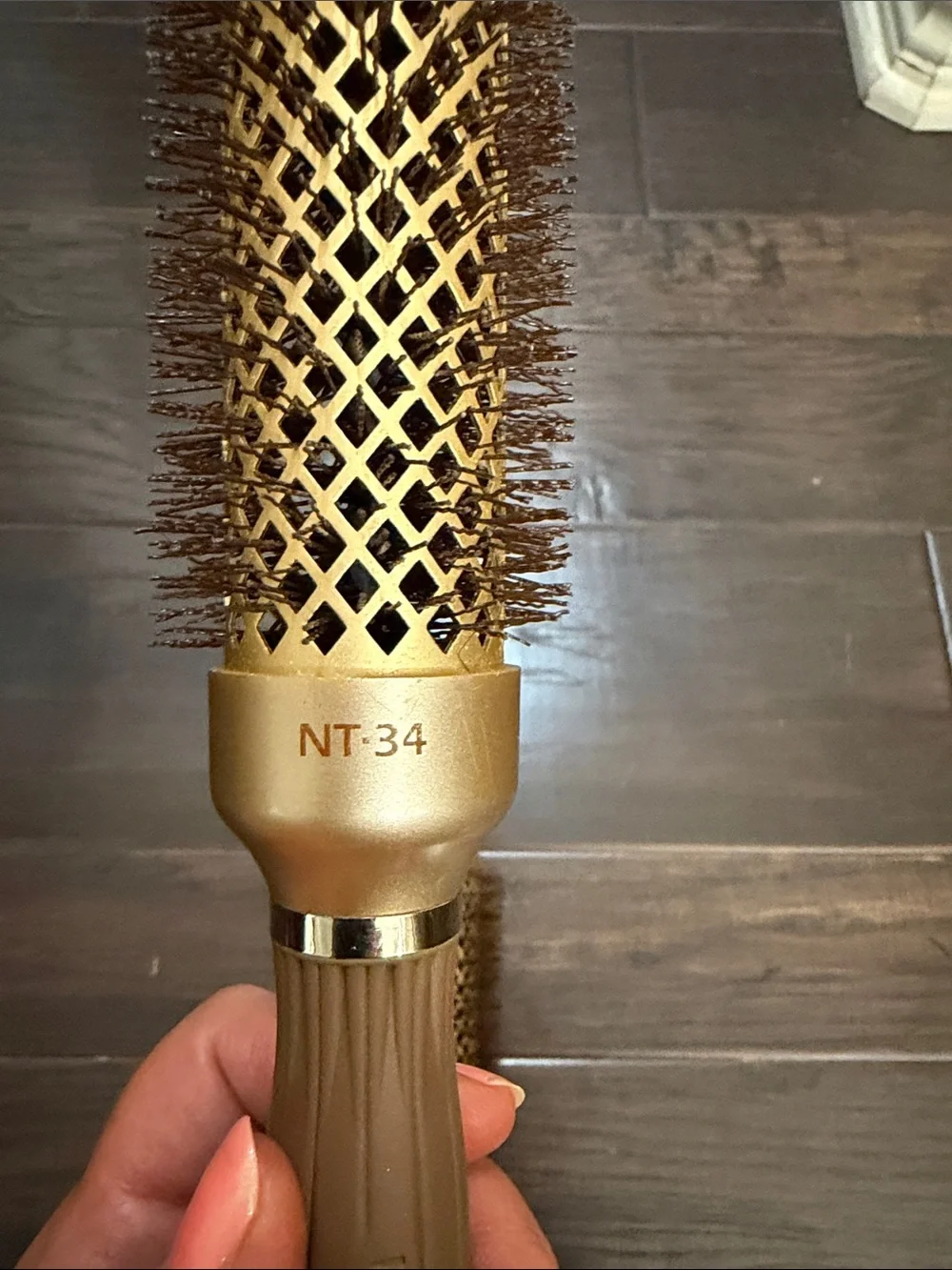 Nanothermic Gold Round Barrel Hair Brushes - Set of 2